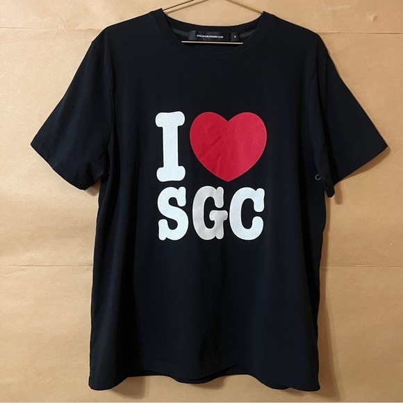 Stolen Girlfriends Club | True Thoughts T-Shirt I Heart SGC Crewneck Tee Size S - Picture 1 of 11